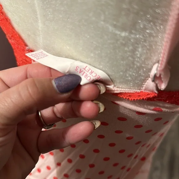 Victoria’s Secret polka dot lingerie top - Picture 5 of 7
